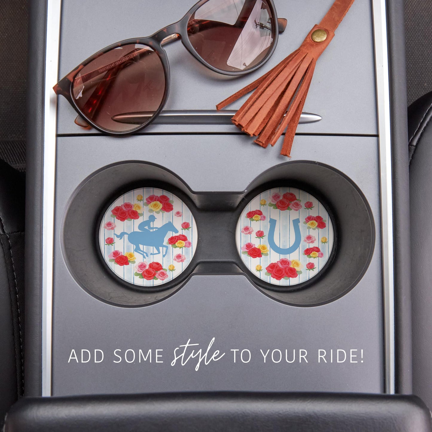Car Coaster 2-Pack Kalia Lane-Derby -1