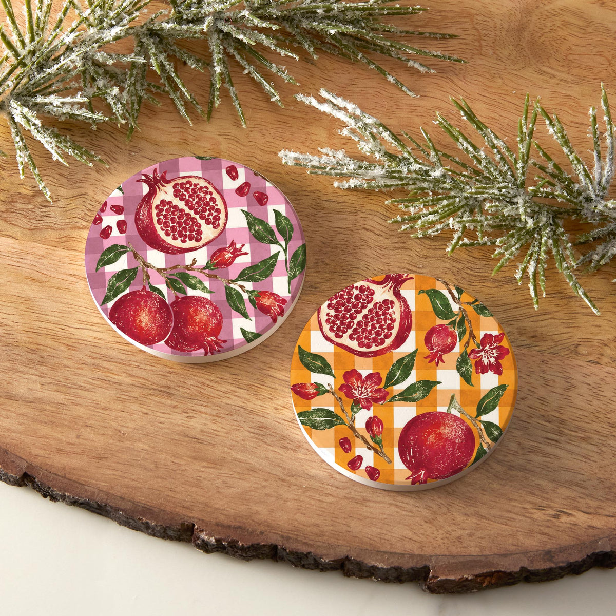 Car Coaster 2-Pack Kalia Lane-Autumn Orchard -6