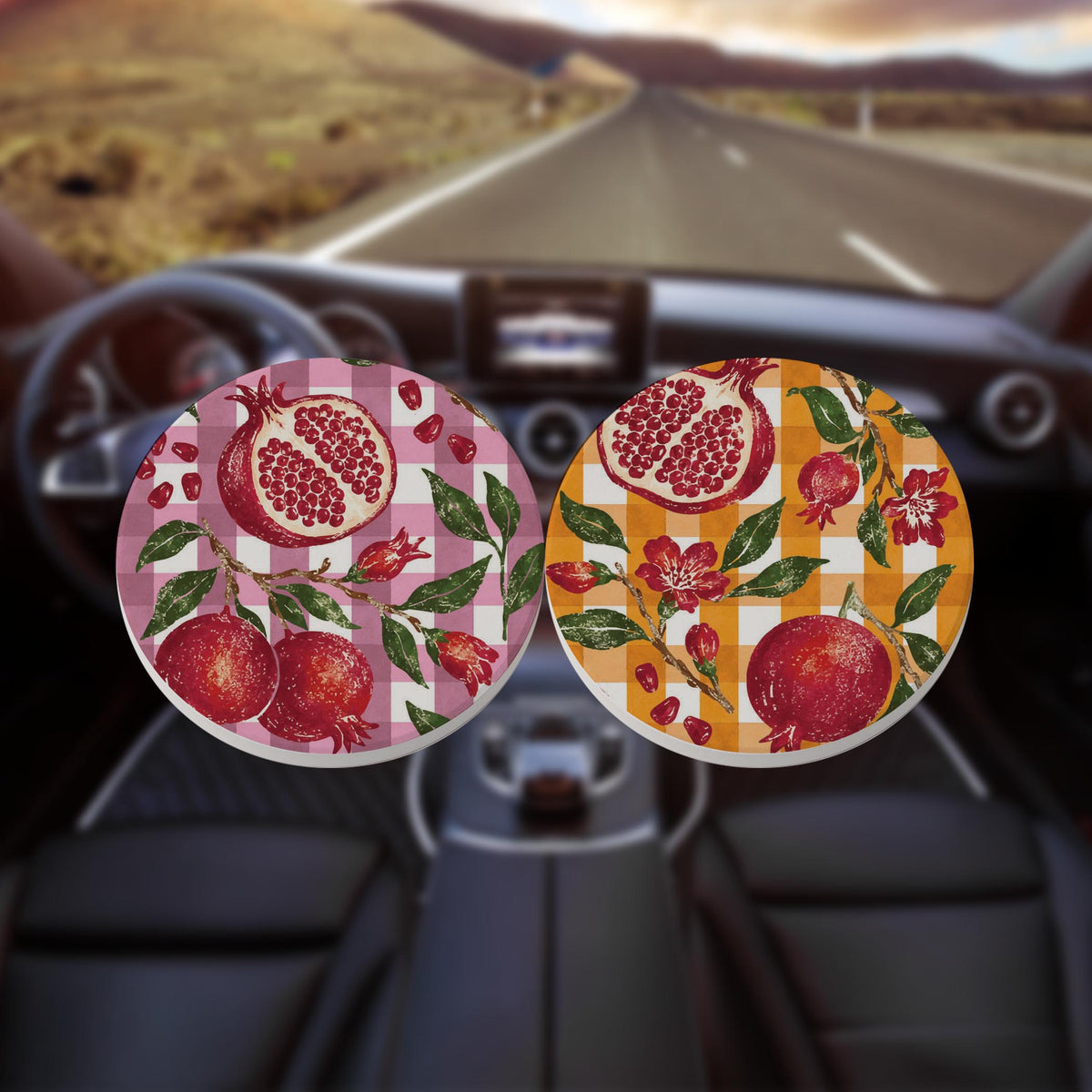 Car Coaster 2-Pack Kalia Lane-Autumn Orchard -8