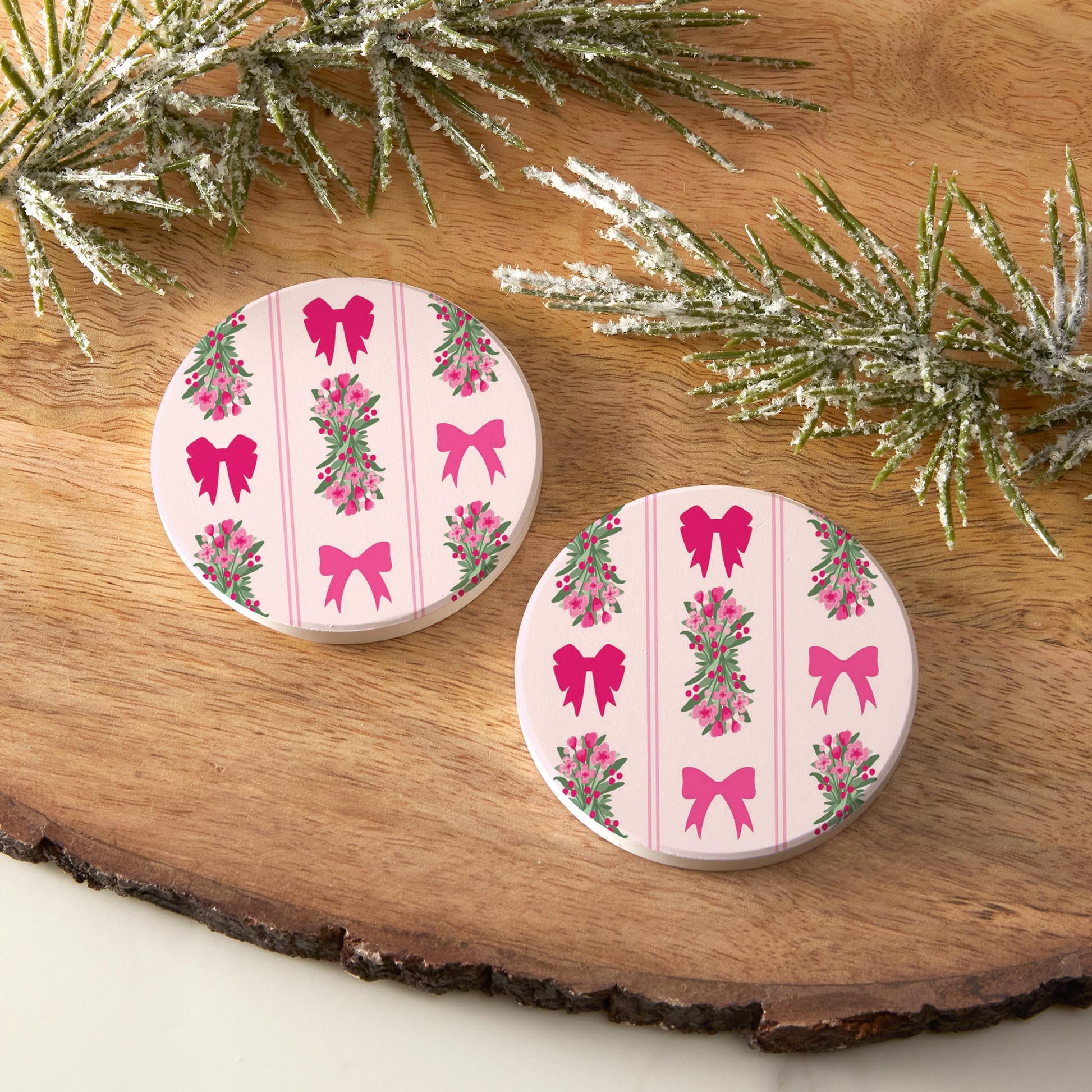 Car Coaster 2-Pack Kalia Lane-Bonita Bows -6