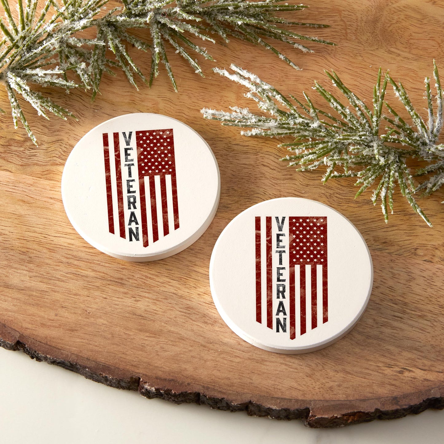 Car Coaster 2-Pack Kalia Lane-Military Veteran -6