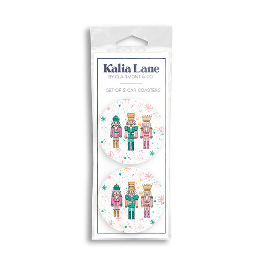 Car Coaster 2-Pack Kalia Lane-Nutcracker Trio