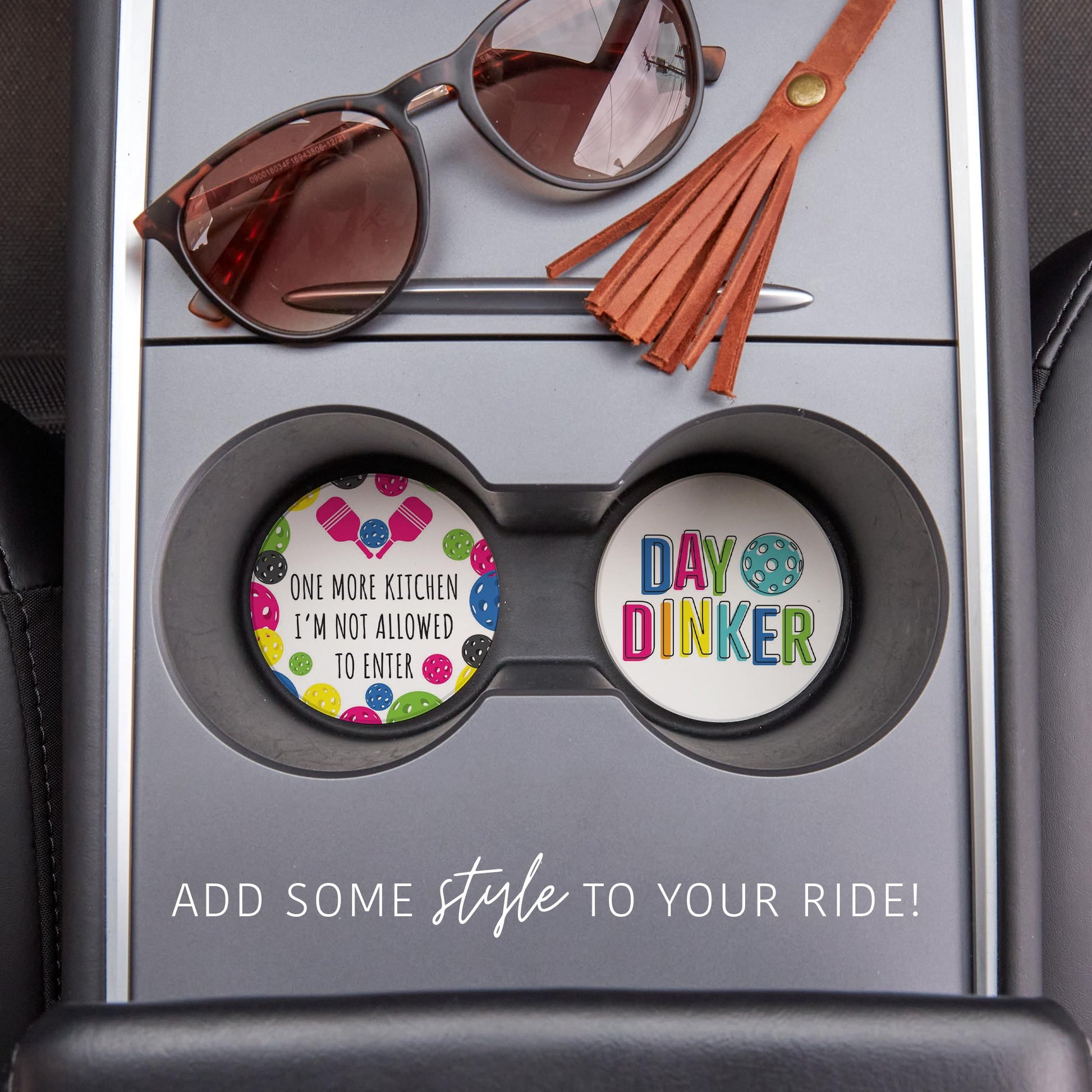 Car Coaster 2-Pack Kalia Lane-One More Kitchen & Day Dinker -1