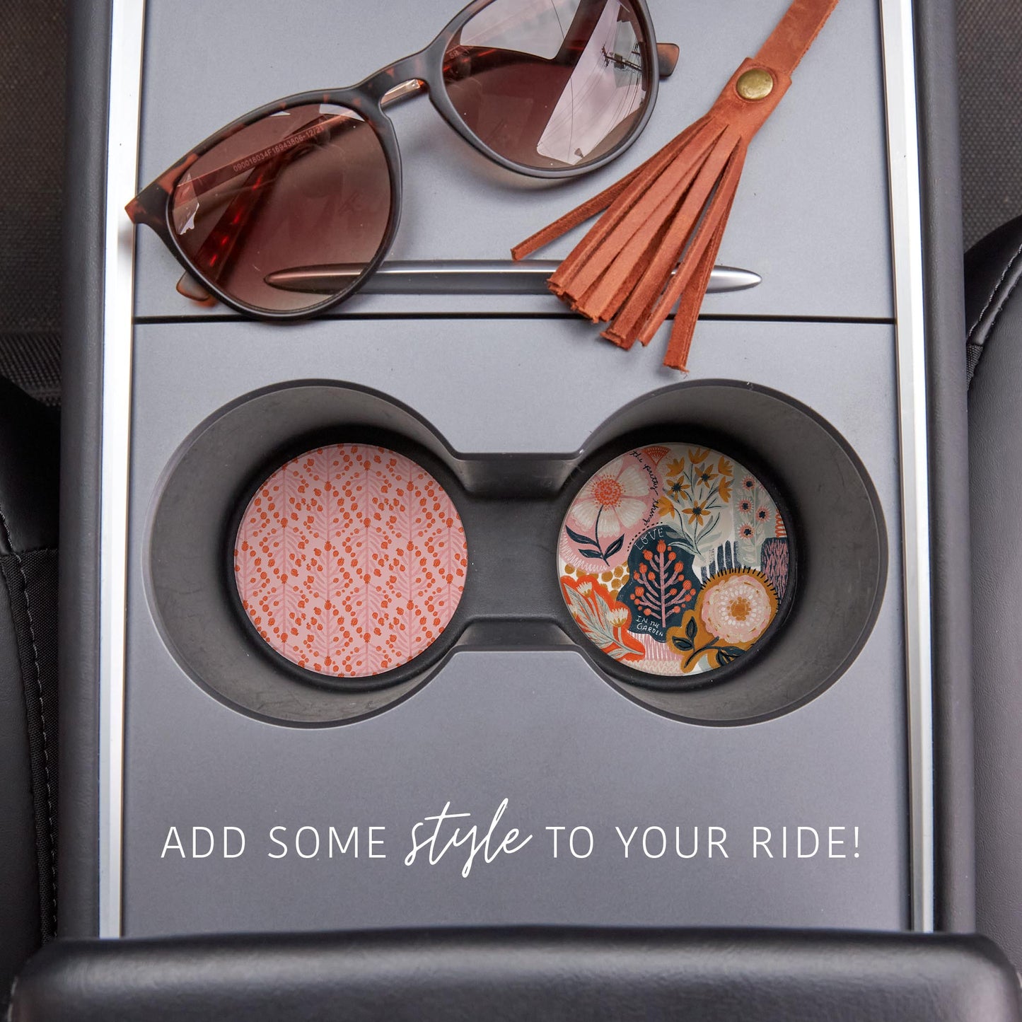 Car Coaster 2-Pack Kalia Lane-Pretty Things Patterns
