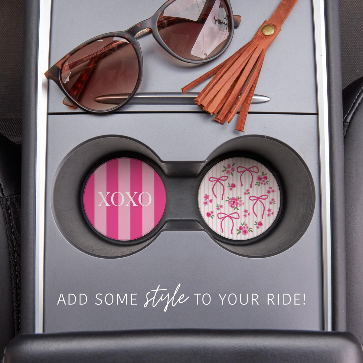Car Coaster 2-Pack Kalia Lane-All Things Lovely -1