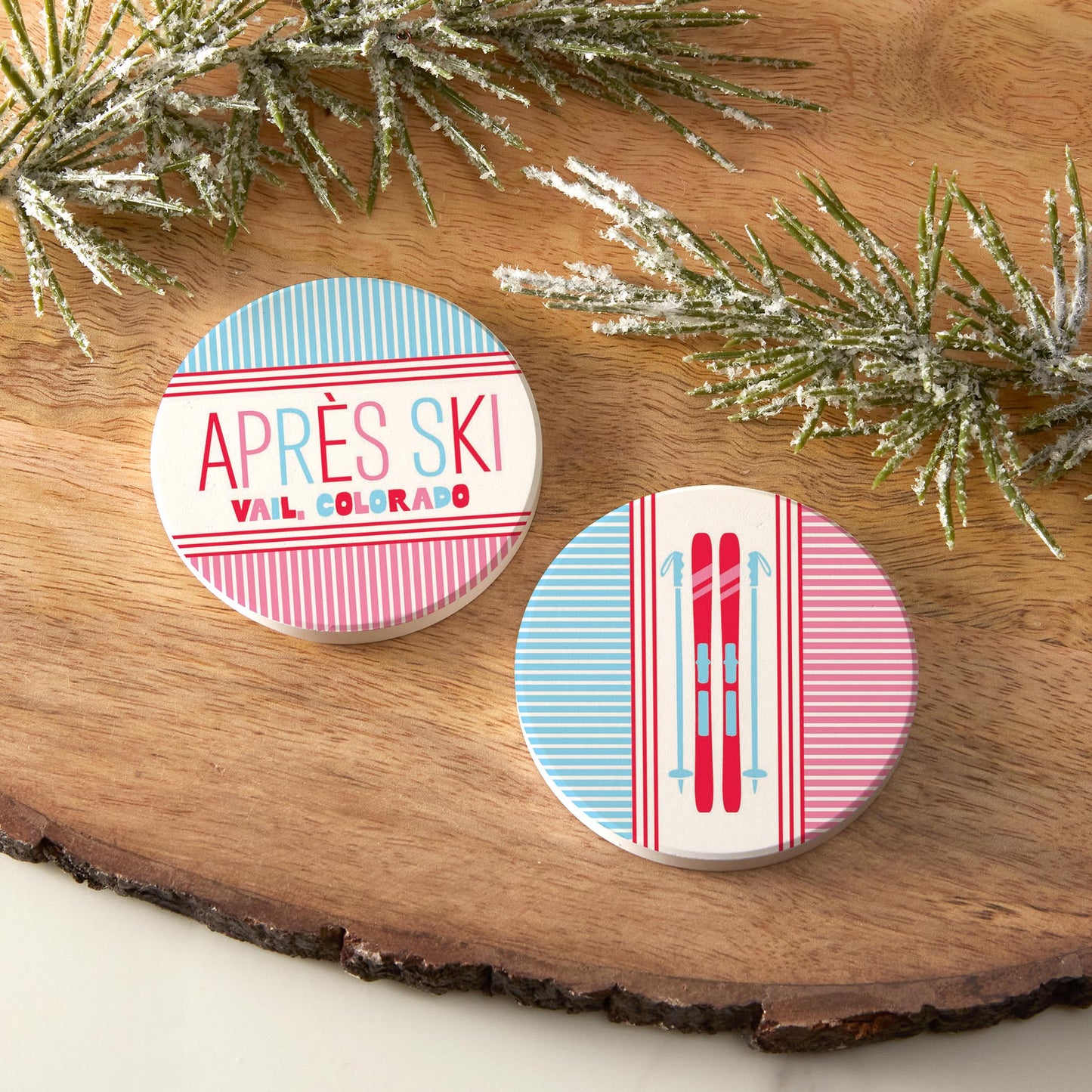 Car Coaster 2-Pack Love Local-Love+Local Après Ski -3