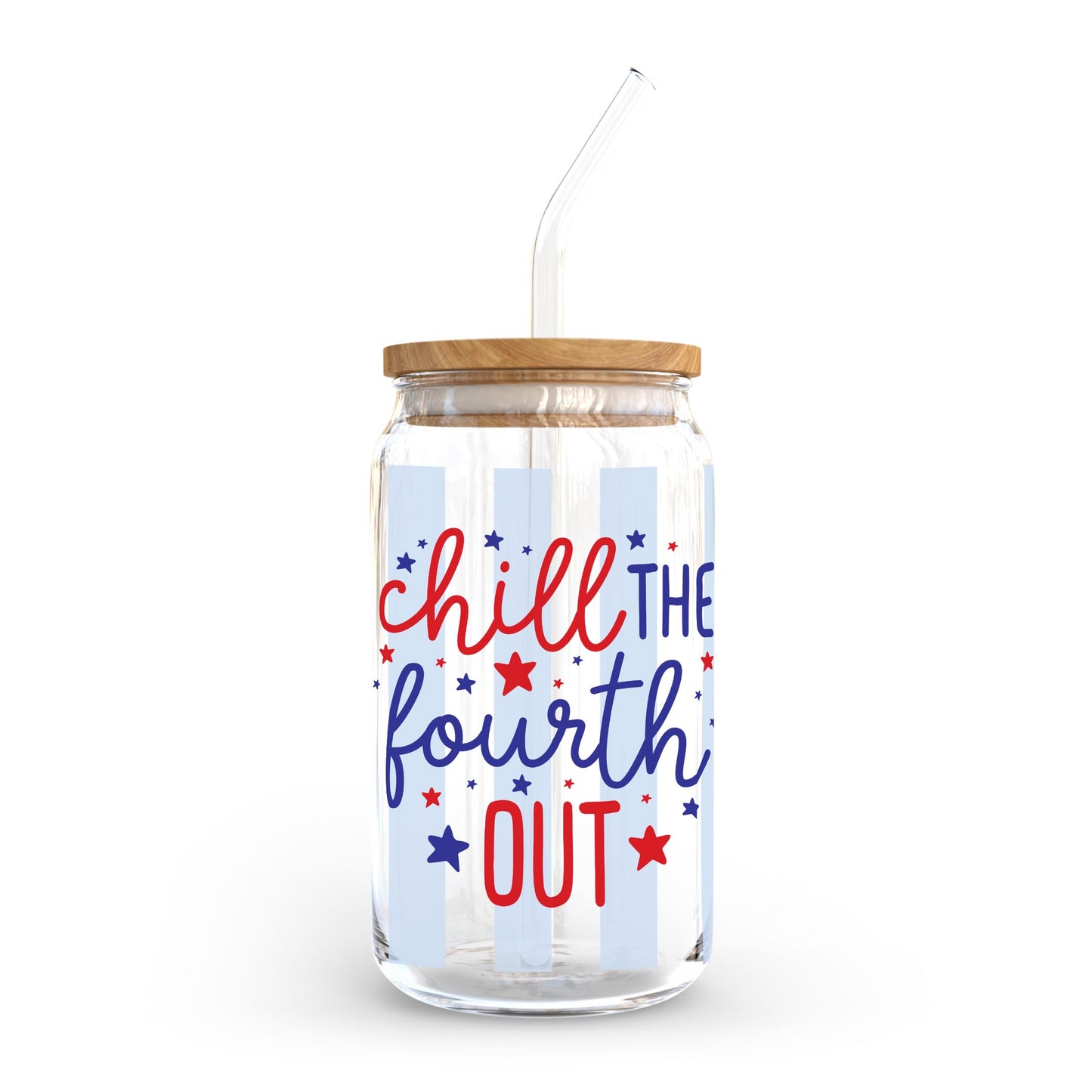 16oz Cold Brew Glass-4th of July 250th Anniversary -0