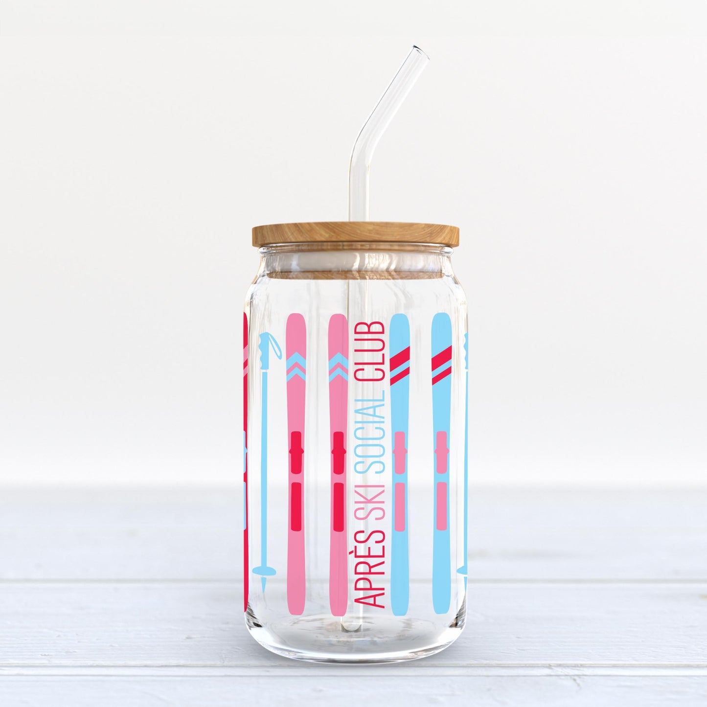 16oz Cold Brew Glass-Après Ski -6