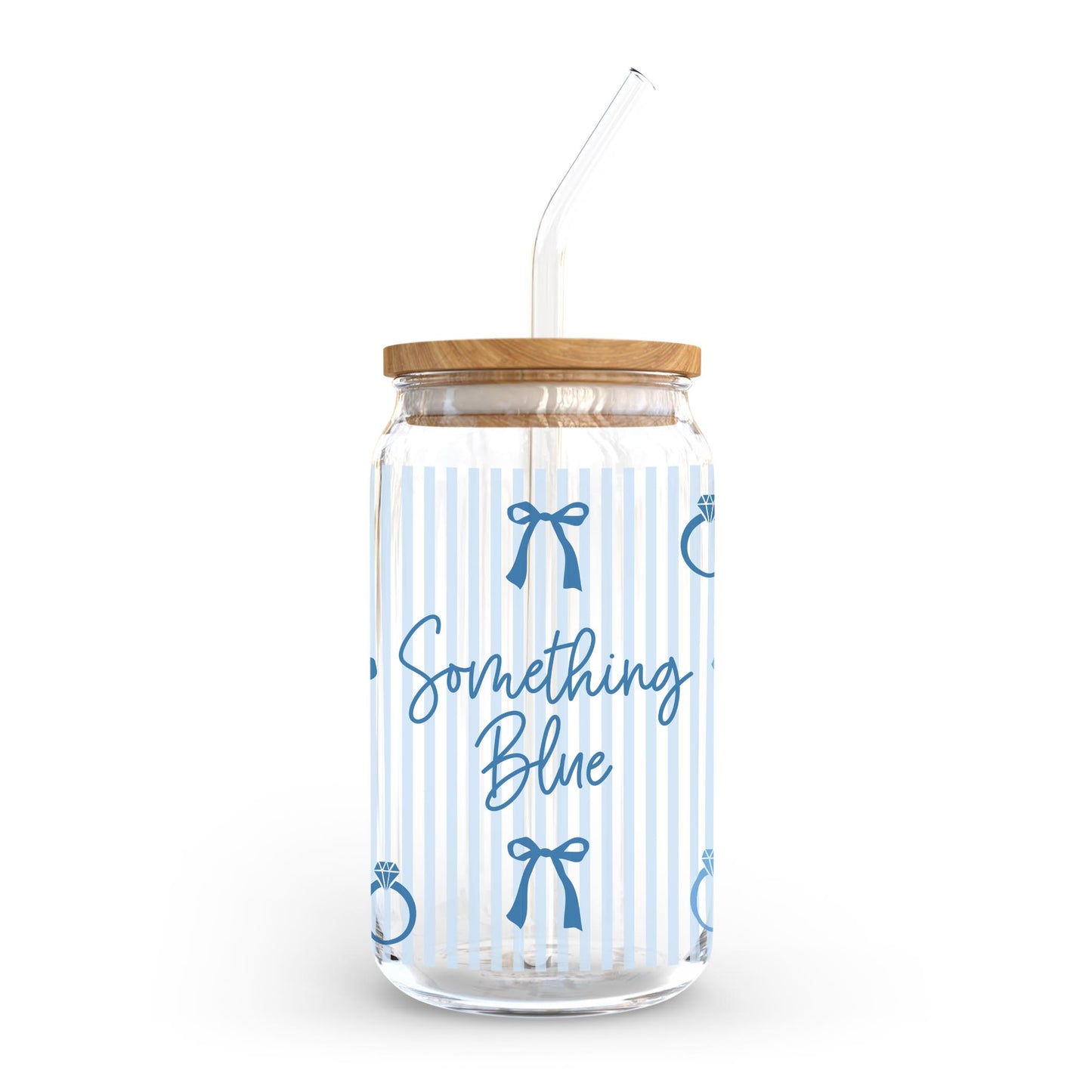 16oz Cold Brew Glass-Happily Ever After -0