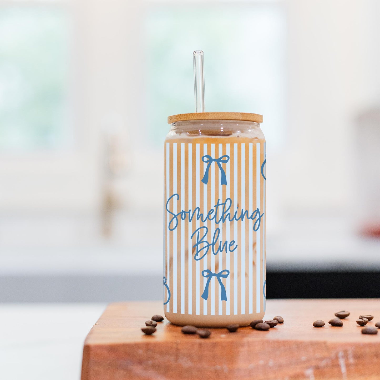 16oz Cold Brew Glass-Happily Ever After -5