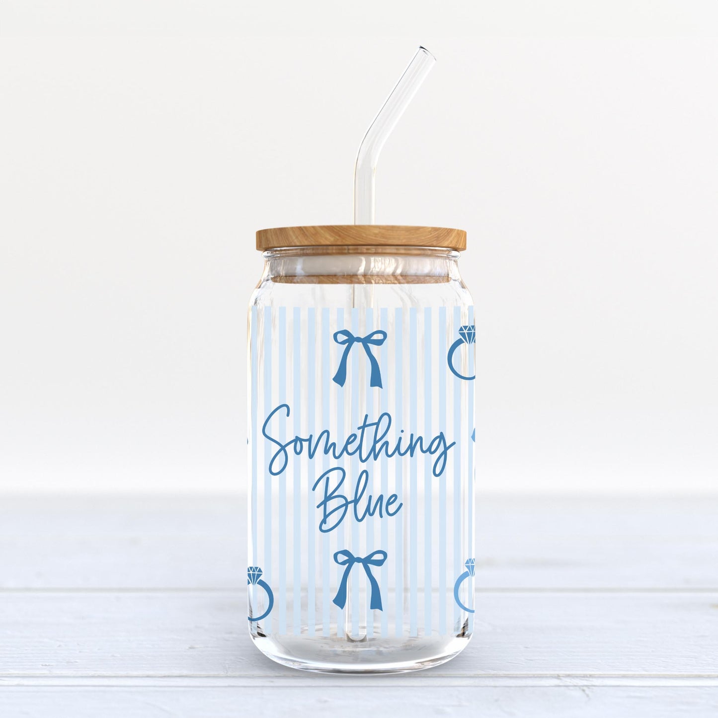 16oz Cold Brew Glass-Happily Ever After -6