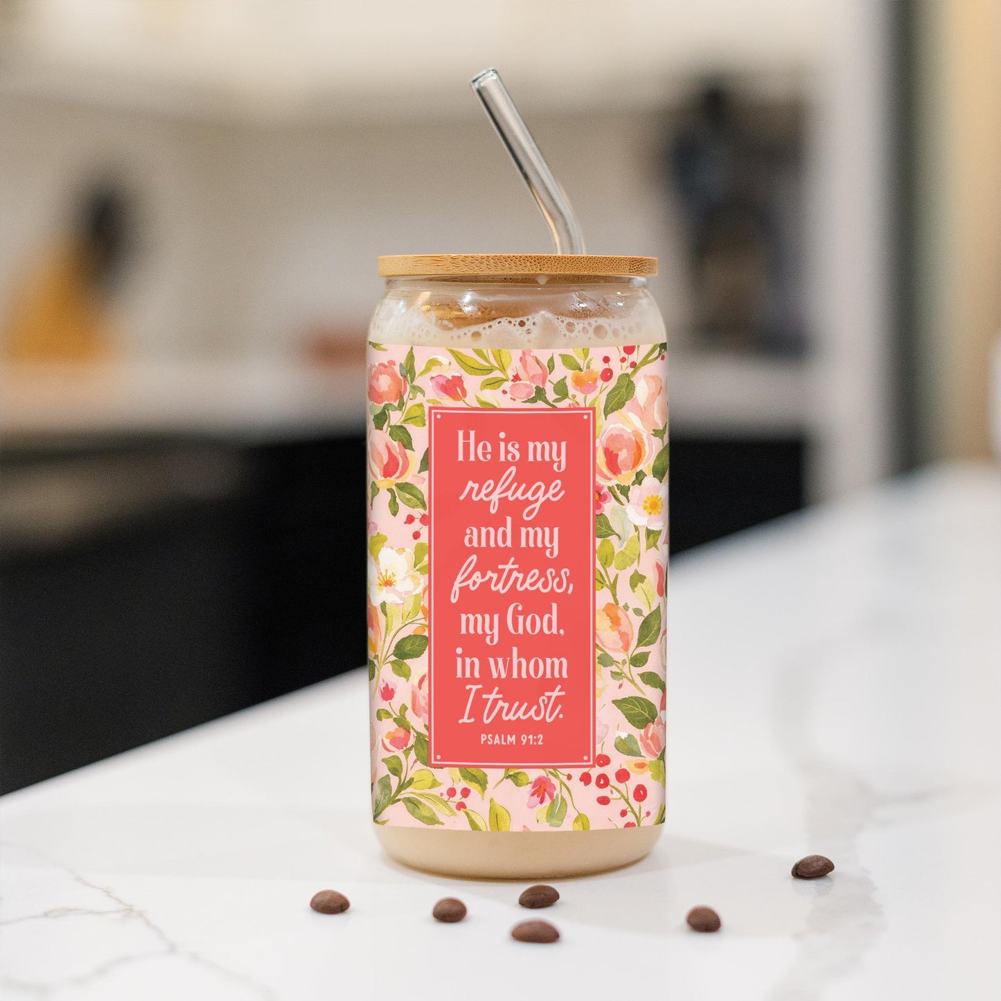 16oz Cold Brew Glass-Faithful Promises -1