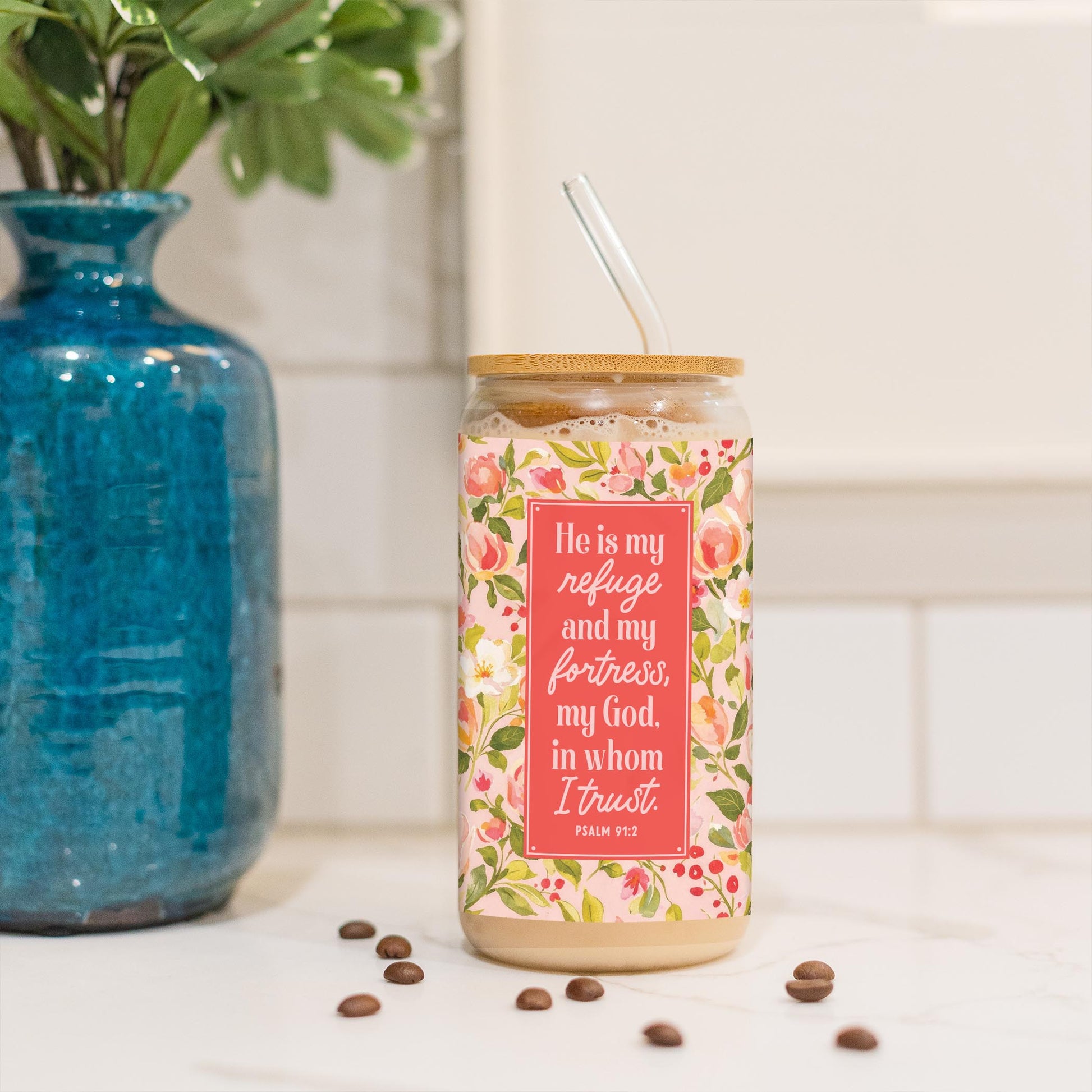 16oz Cold Brew Glass-Faithful Promises -3