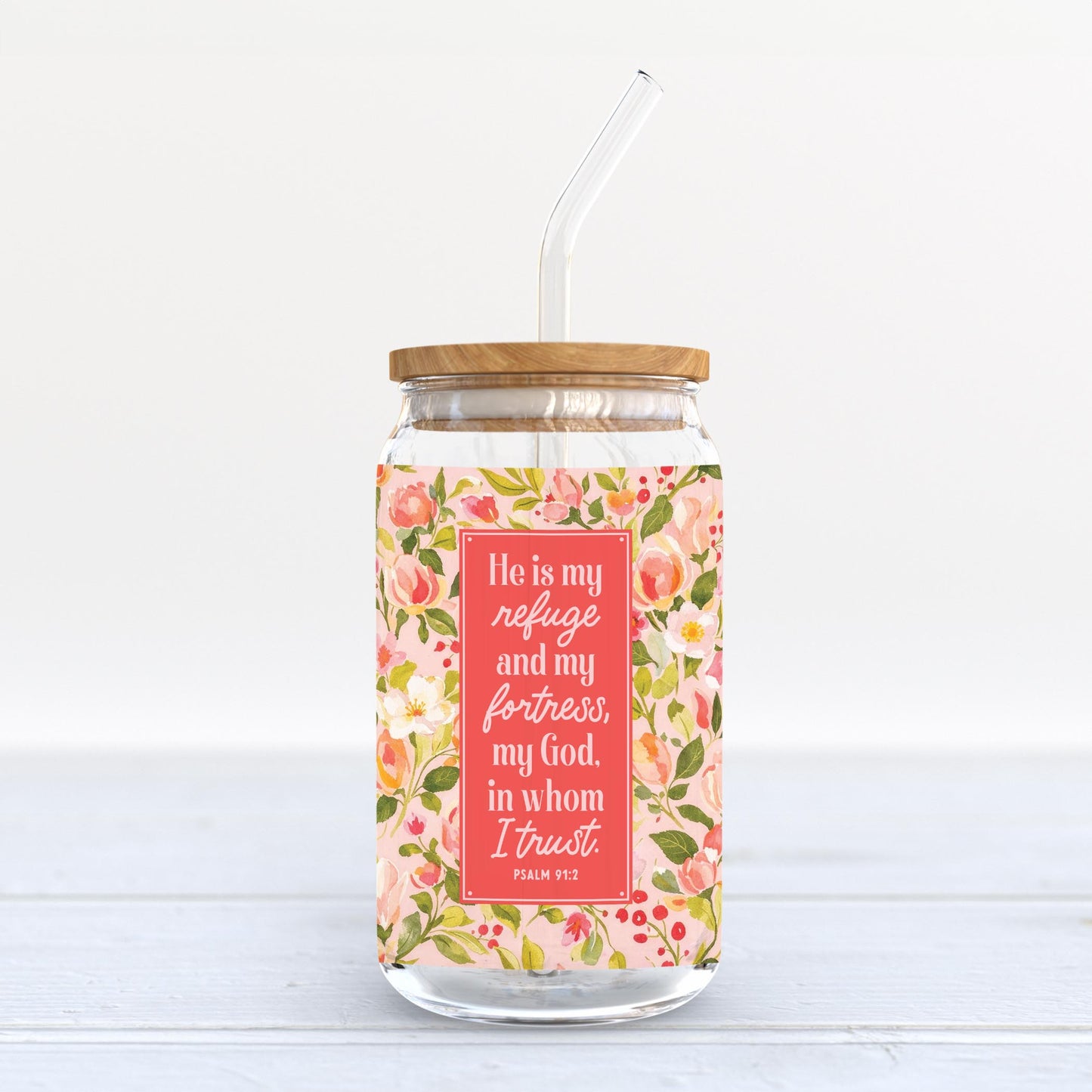 16oz Cold Brew Glass-Faithful Promises -6