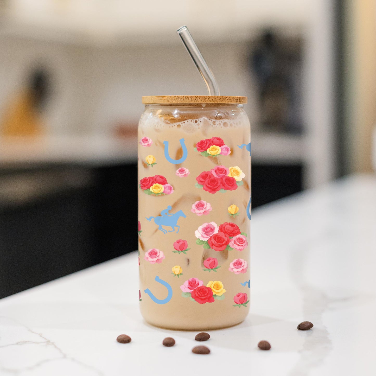 16oz Cold Brew Glass-Derby -1