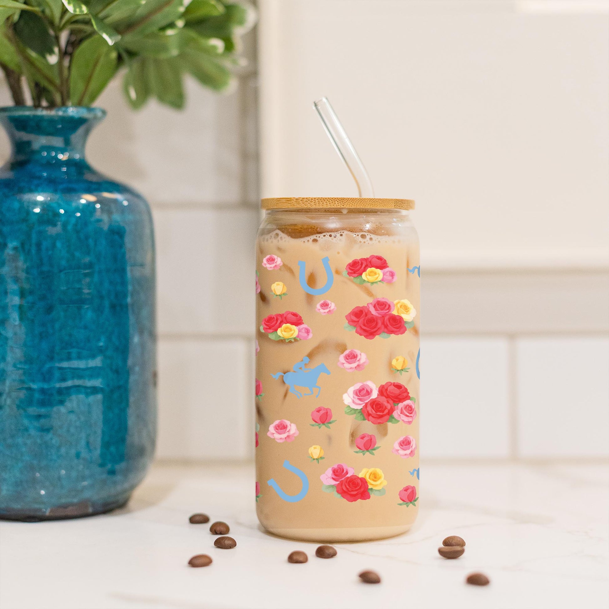 16oz Cold Brew Glass-Derby -3