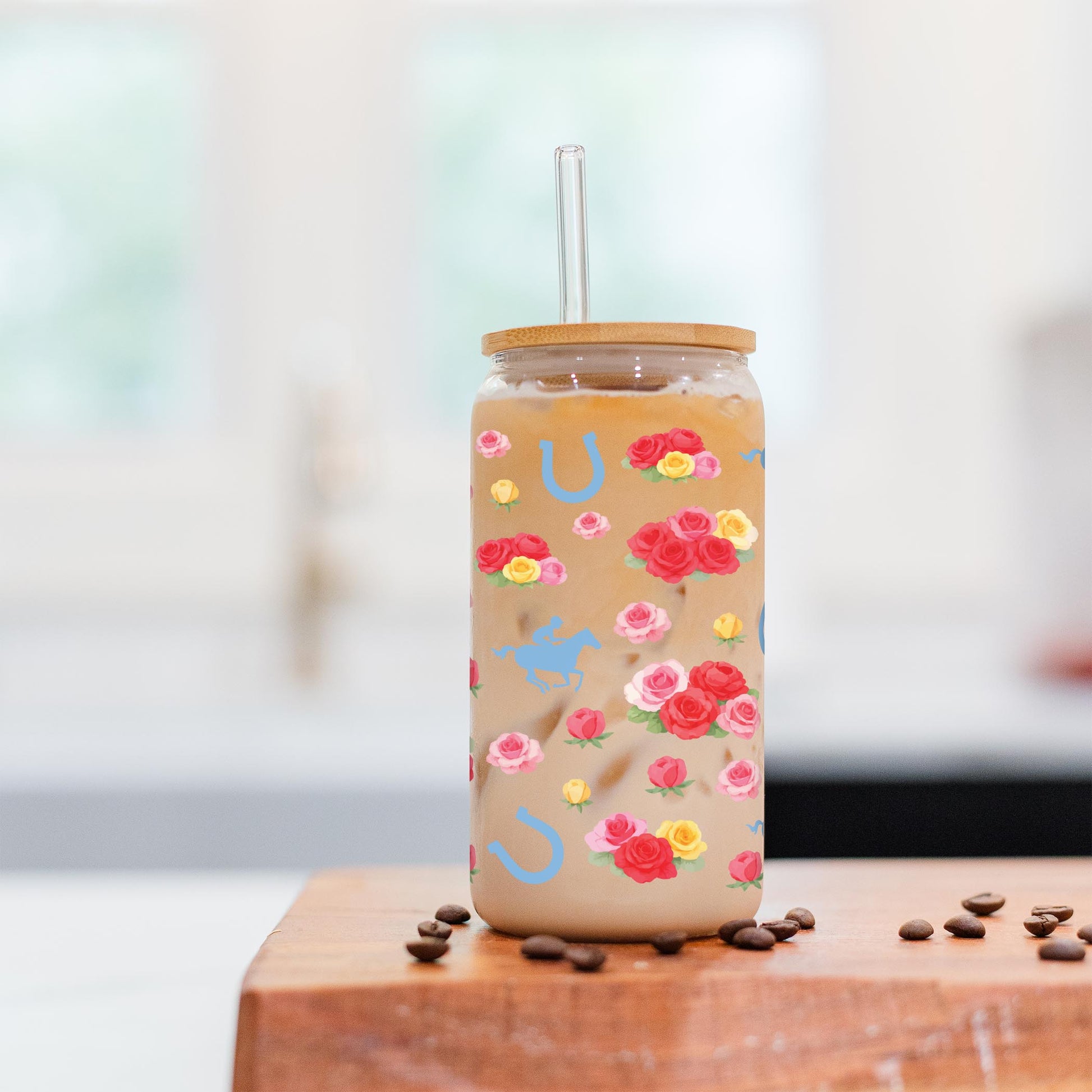 16oz Cold Brew Glass-Derby -5