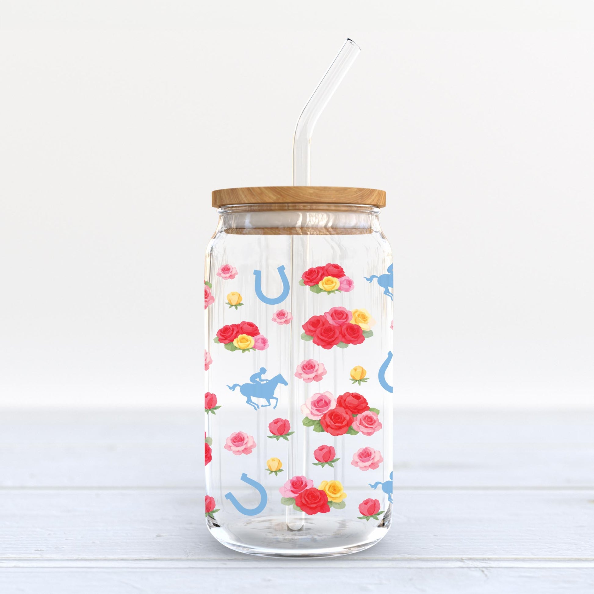 16oz Cold Brew Glass-Derby -6