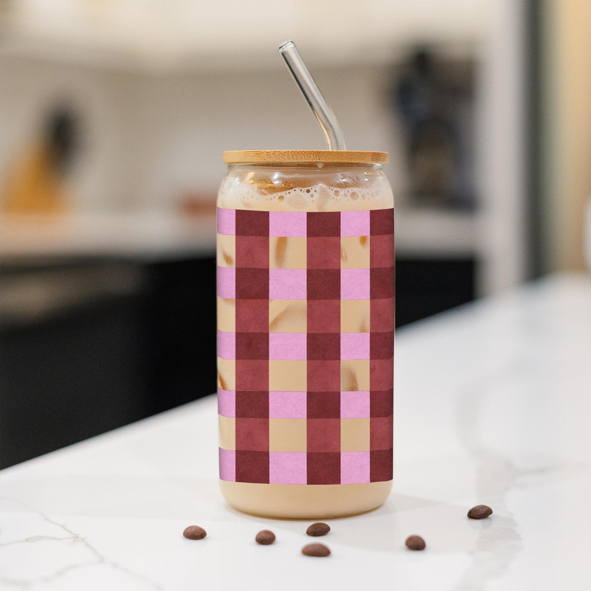 16oz Cold Brew Glass-Autumn Orchard -1