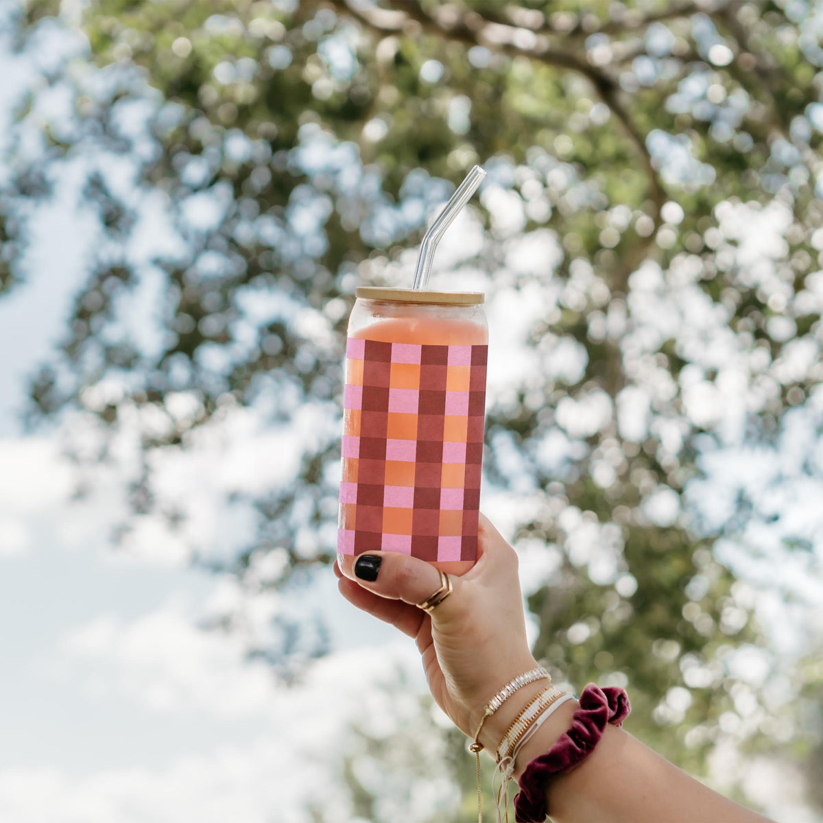 16oz Cold Brew Glass-Autumn Orchard -2