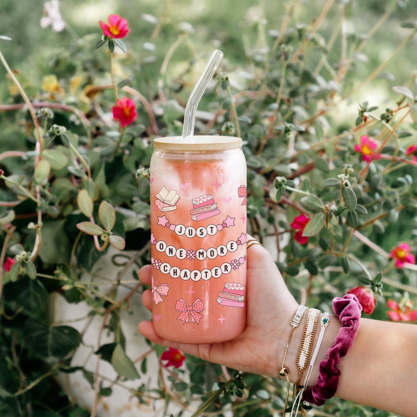 16oz Cold Brew Glass-Just One More Chapter -4
