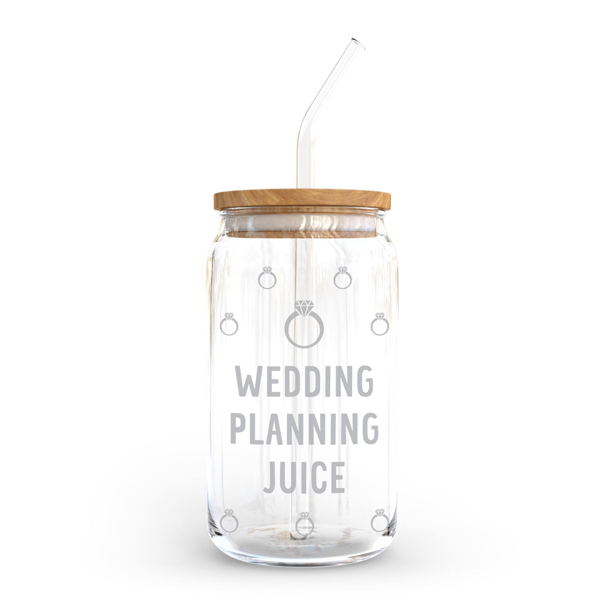 16oz Cold Brew Glass-Wedding Planning Juice -0