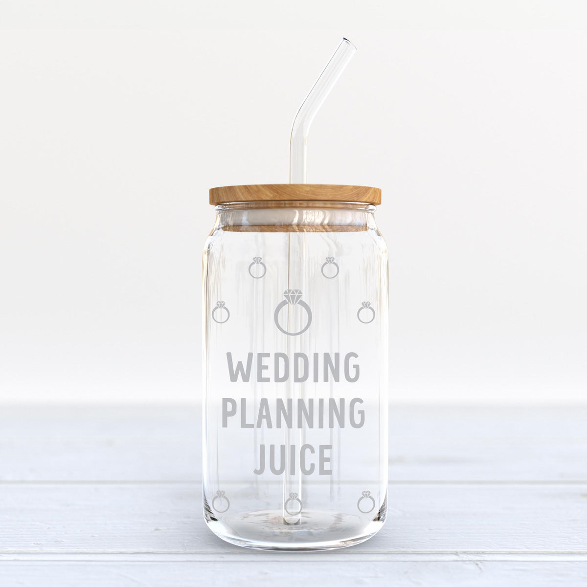 16oz Cold Brew Glass-Wedding Planning Juice -6