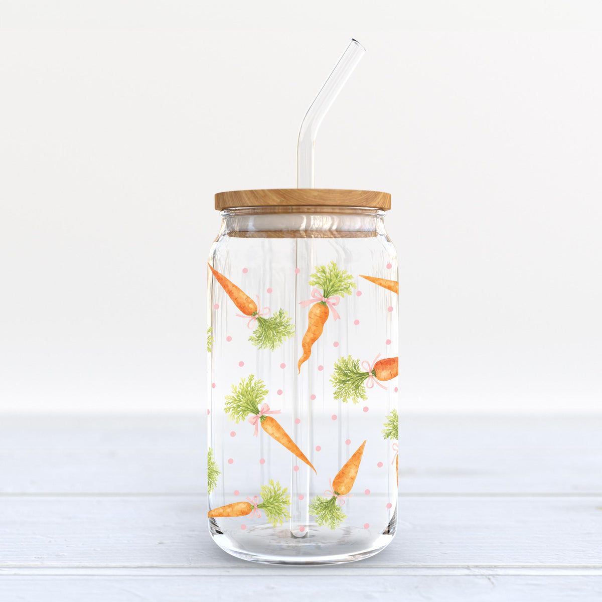 16oz Cold Brew Glass-Cottage Easter -6
