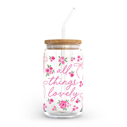 16oz Cold Brew Glass-All Things Lovely -0