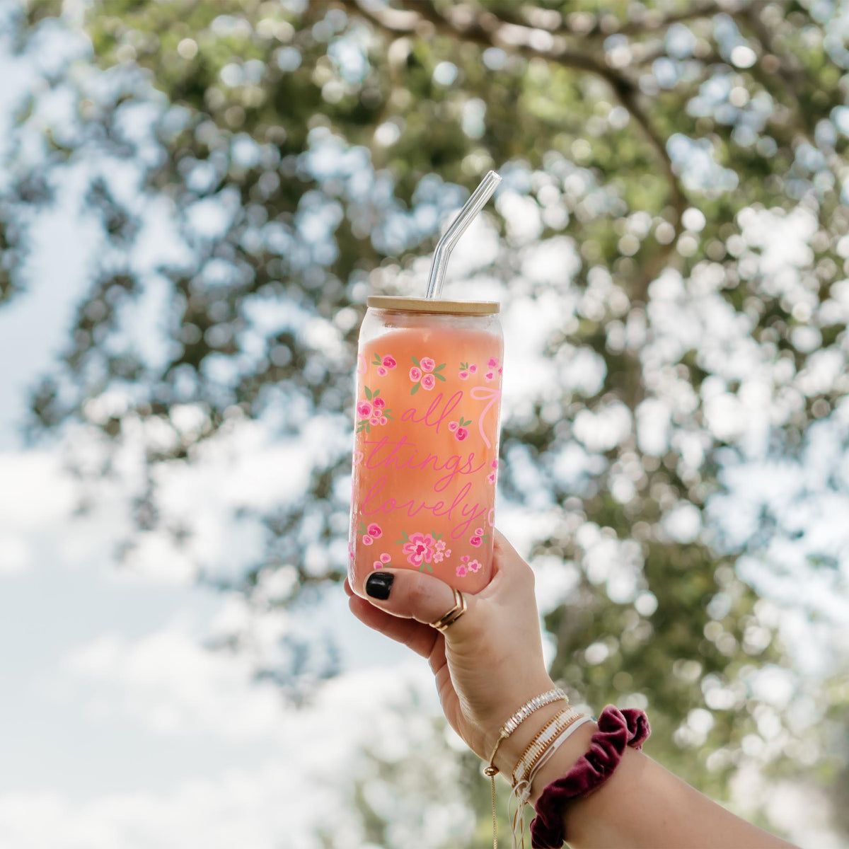 16oz Cold Brew Glass-All Things Lovely -2