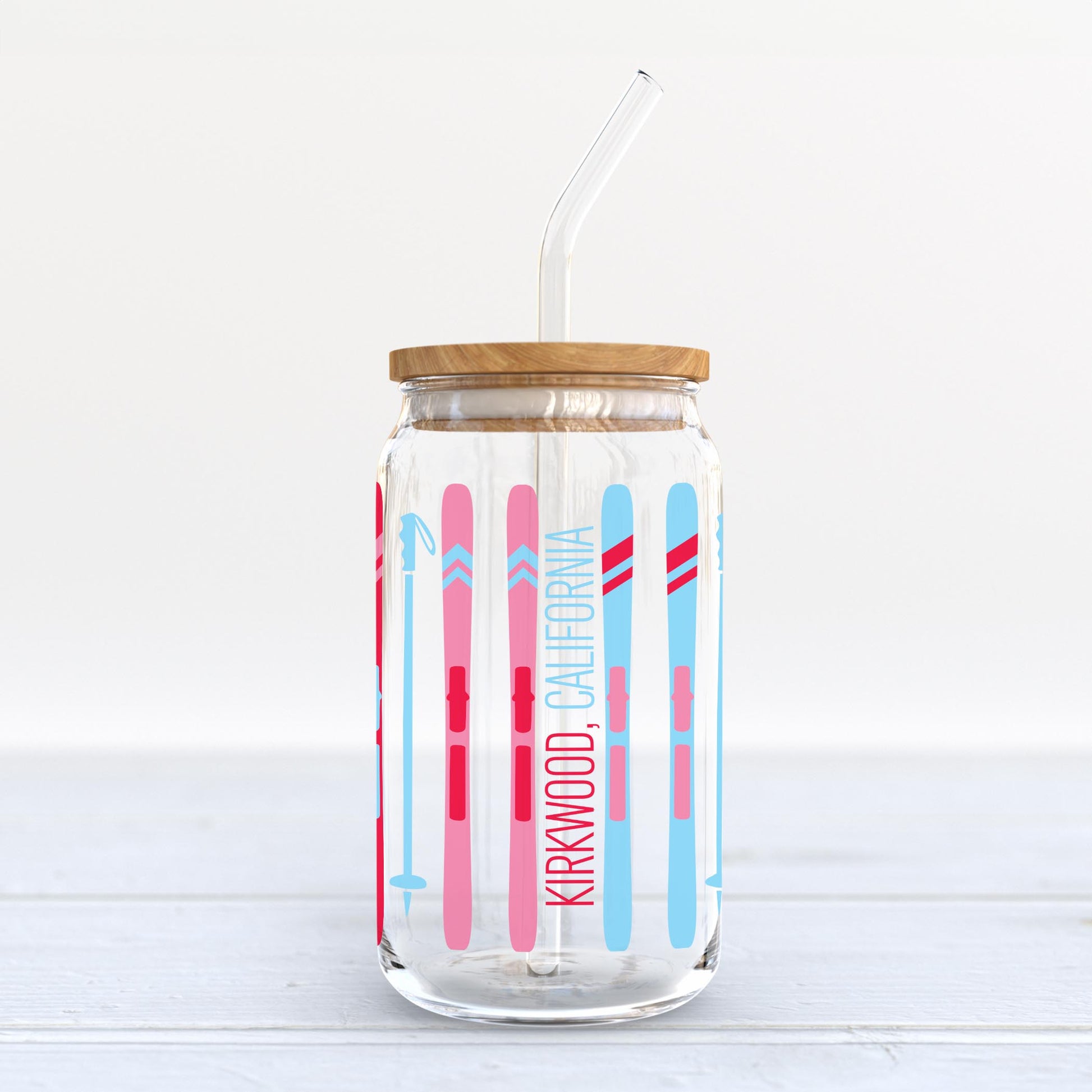 16oz Cold Brew Glass-Love+Local Après Ski -3
