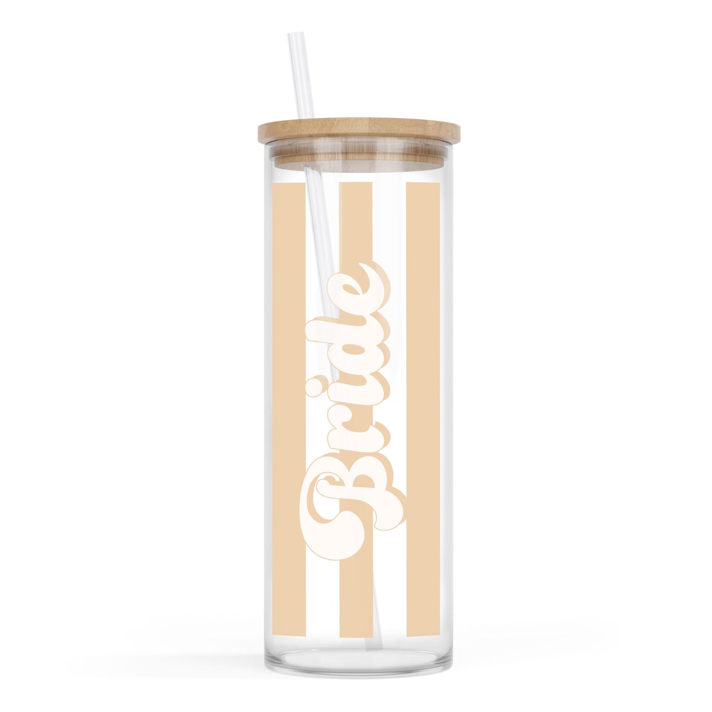 24oz Cold Brew Glass-Happily Ever After -0