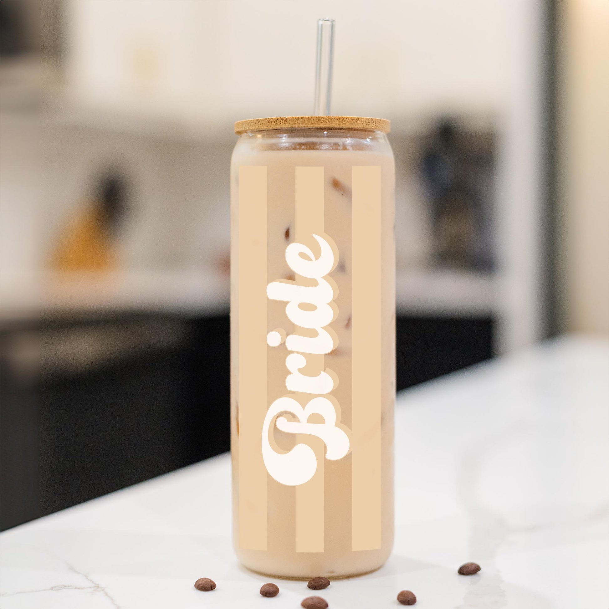 24oz Cold Brew Glass-Happily Ever After -1