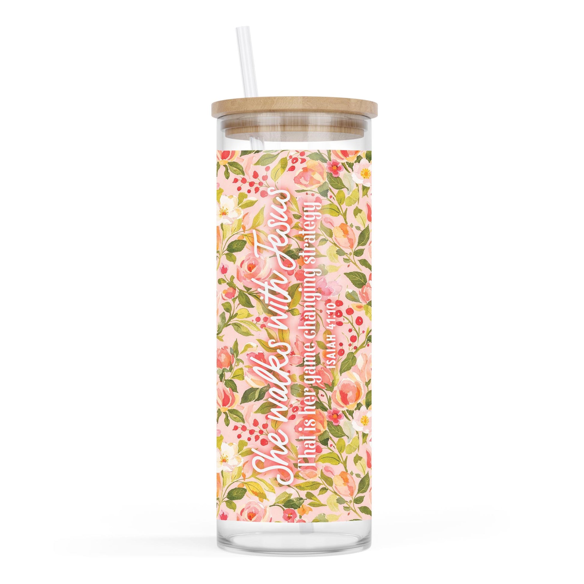 24oz Cold Brew Glass-Faithful Promises -0