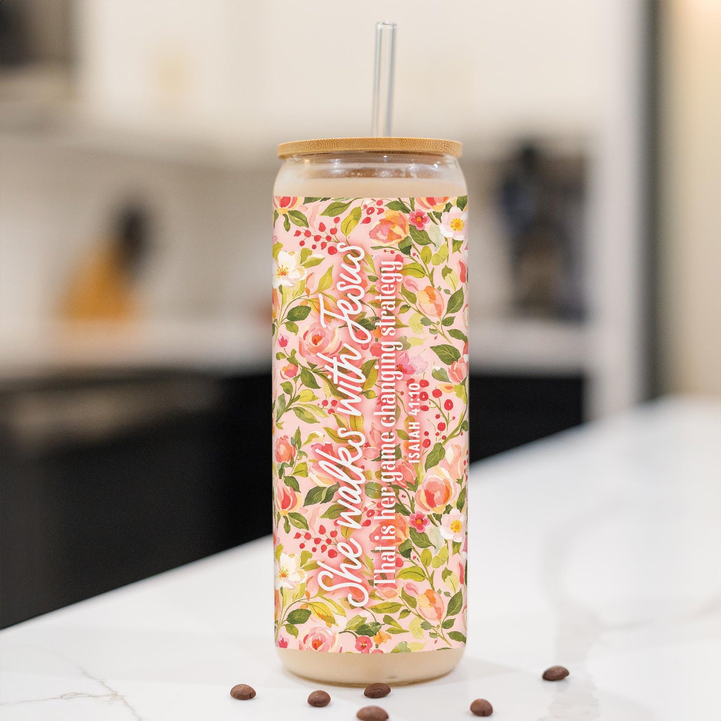 24oz Cold Brew Glass-Faithful Promises -1