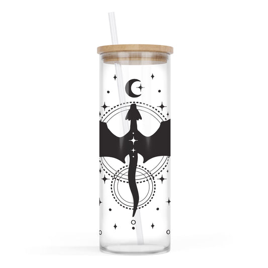 24oz Cold Brew Glass-Dragon Moon -0