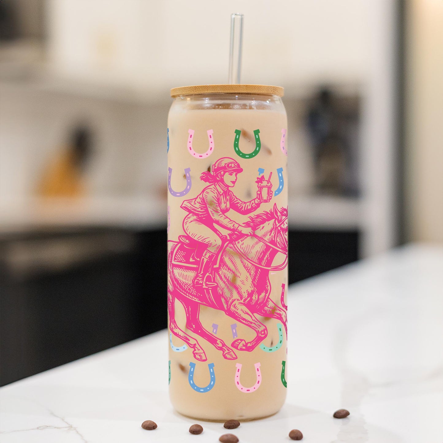24oz Cold Brew Glass-Derby -1