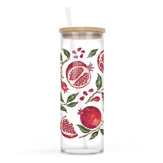 24oz Cold Brew Glass-Autumn Orchard -0