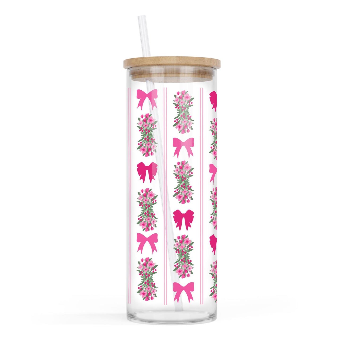 24oz Cold Brew Glass-Bonita Bows -0
