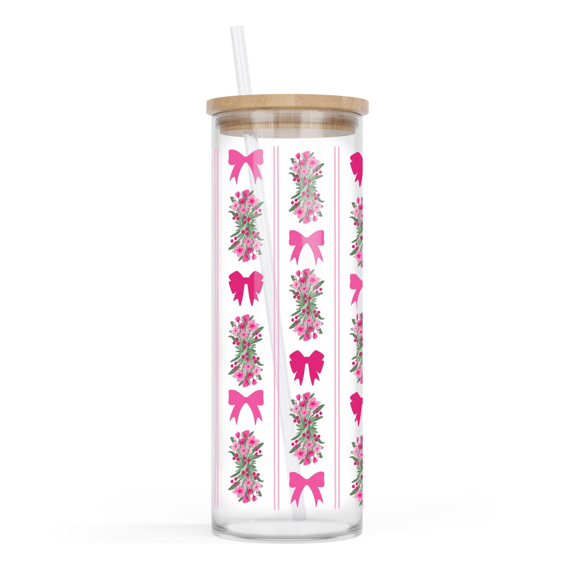 24oz Cold Brew Glass-Bonita Bows -0