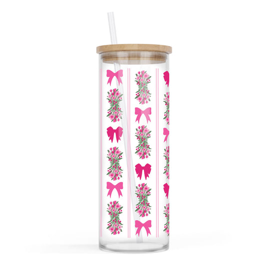 24oz Cold Brew Glass-Bonita Bows -0