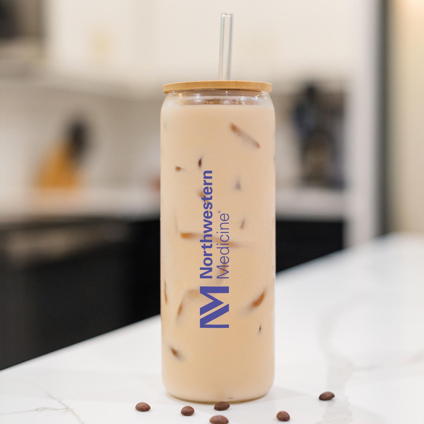 24oz Cold Brew Glass-Northwestern Medicine