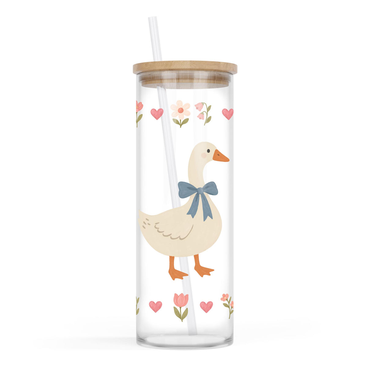 24oz Cold Brew Glass-Vintage Goose -0