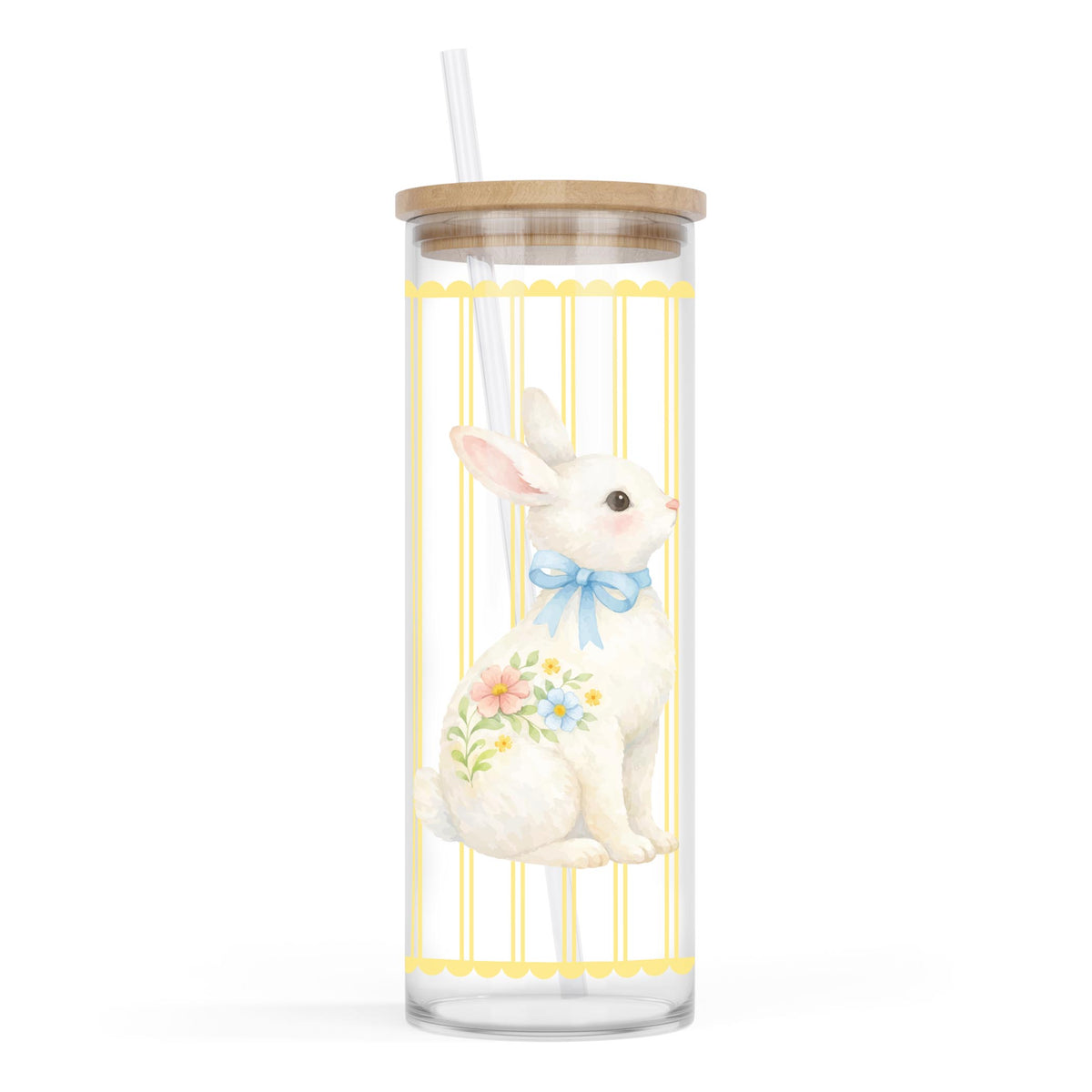 24oz Cold Brew Glass-Cottage Easter -0