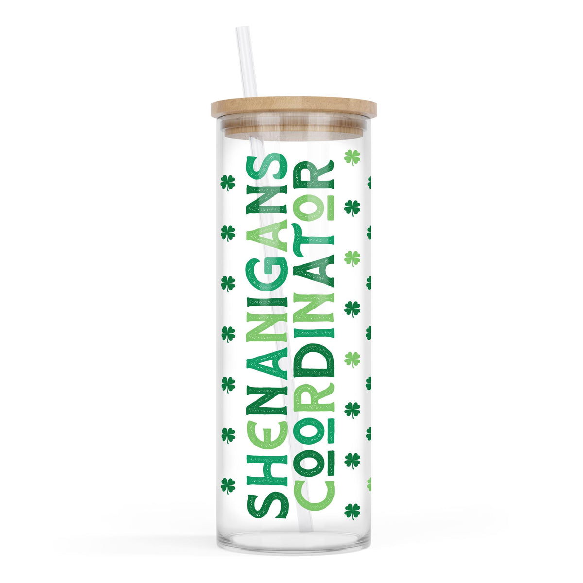 24oz Cold Brew Glass-St. Patty's Day -0
