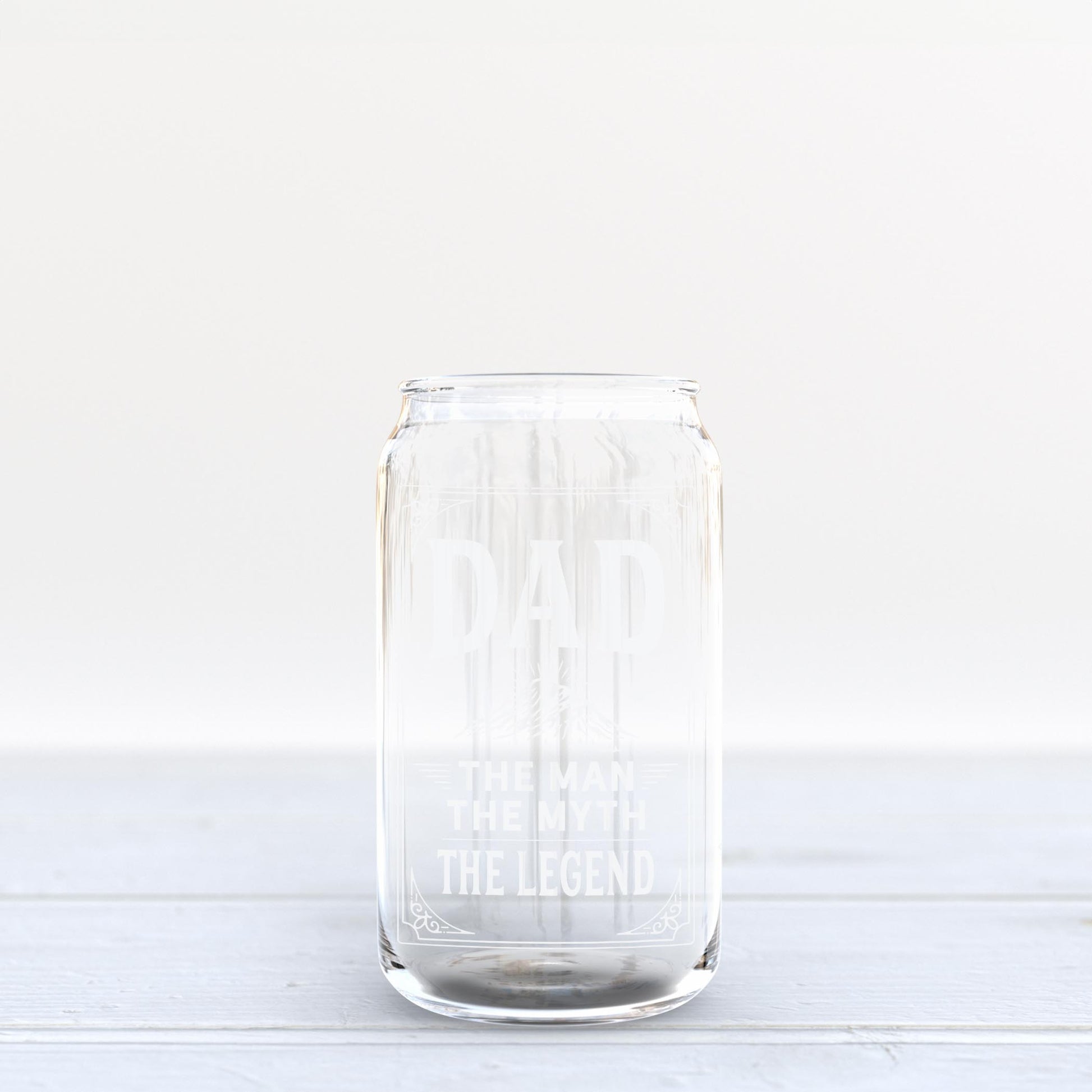16oz Glass Can-The Man The Myth The Legend -3