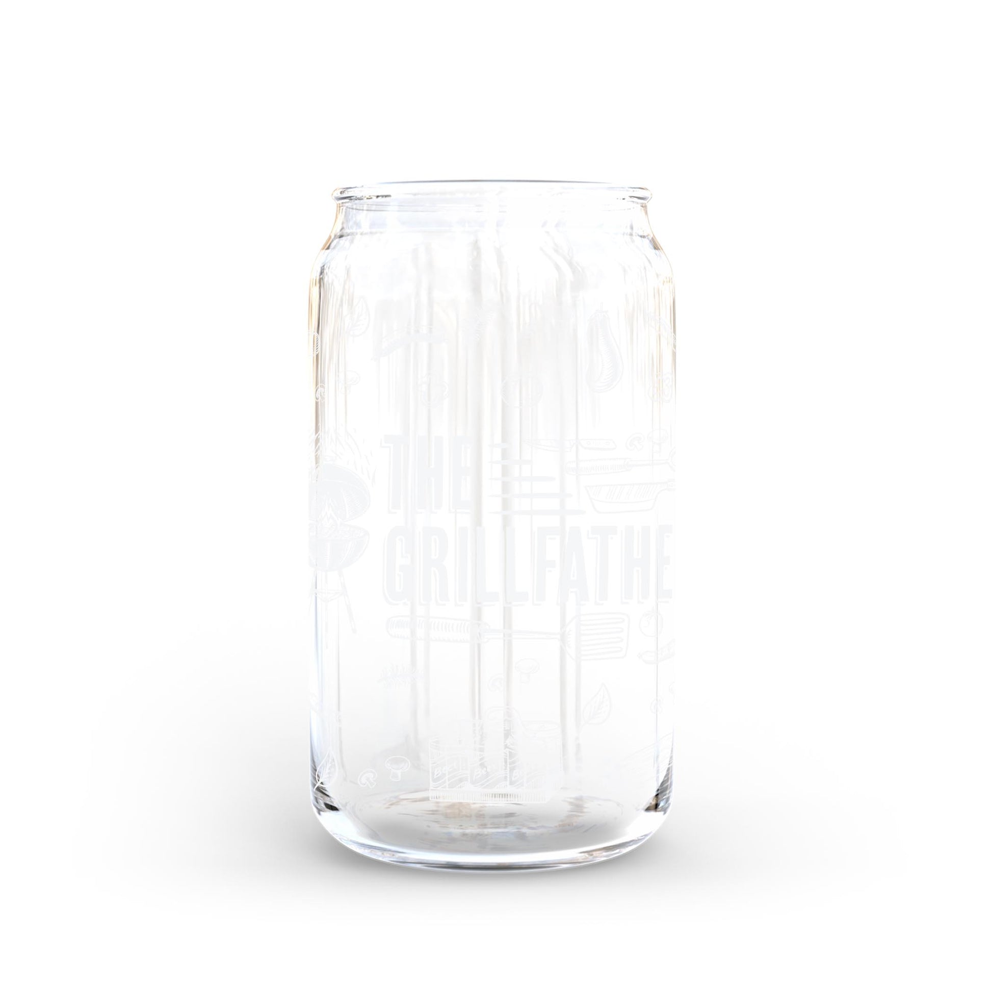 16oz Glass Can-The Grillfather -0