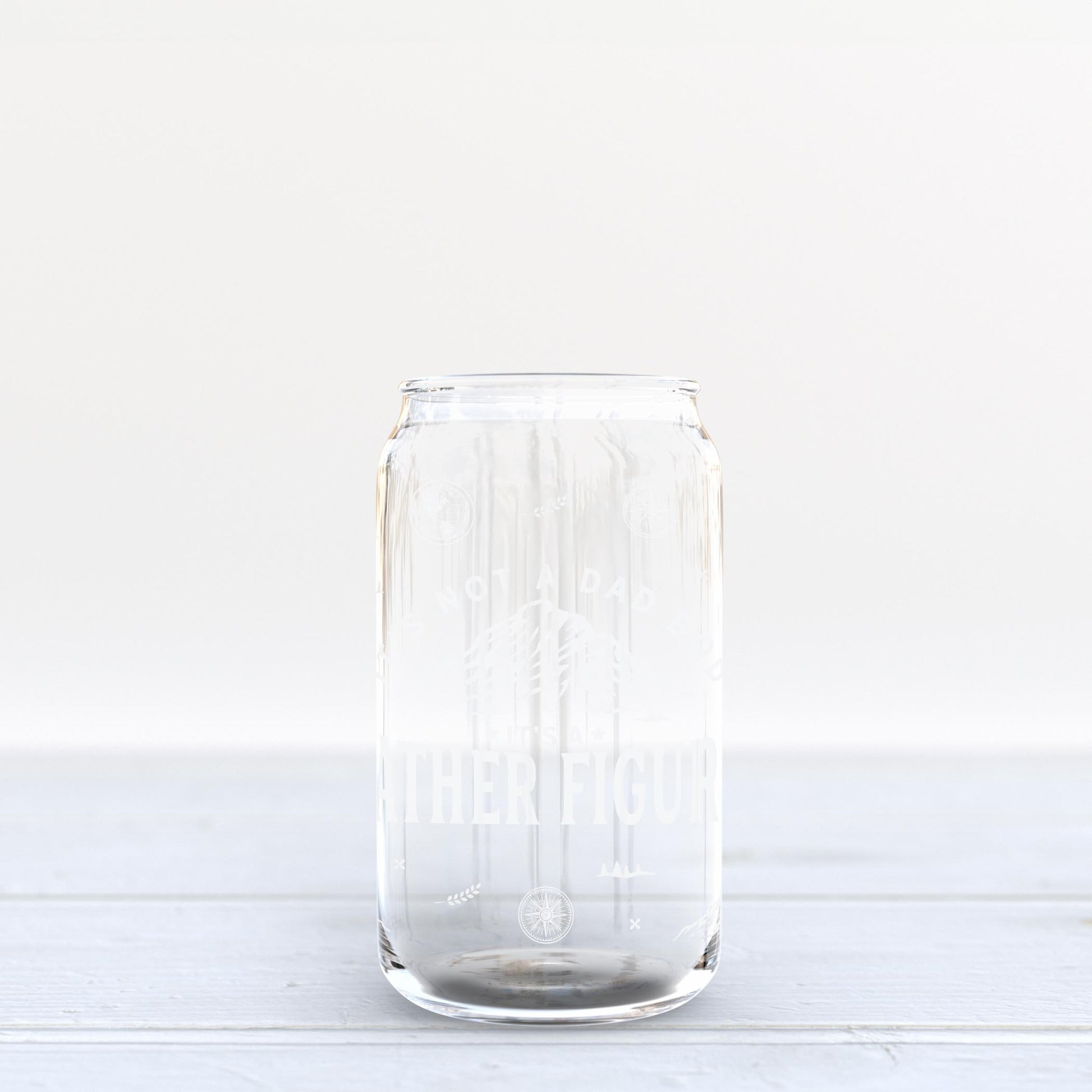 16oz Glass Can-It's Not A Dad Bod -3