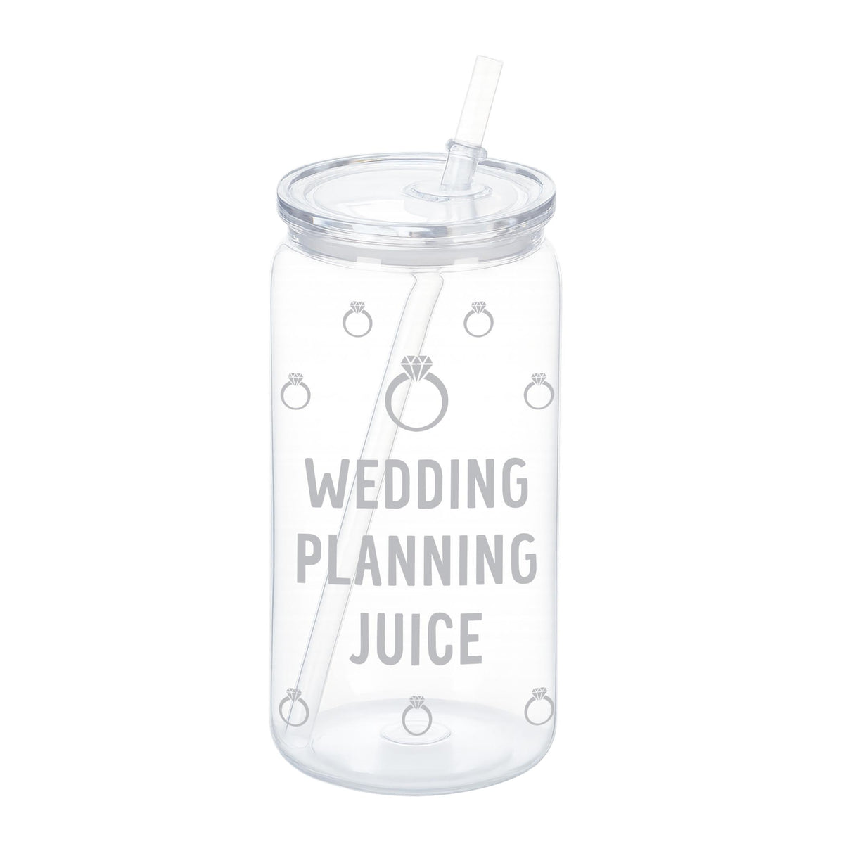 16oz Acrylic Plastic Tumbler-Wedding Planning Juice -0