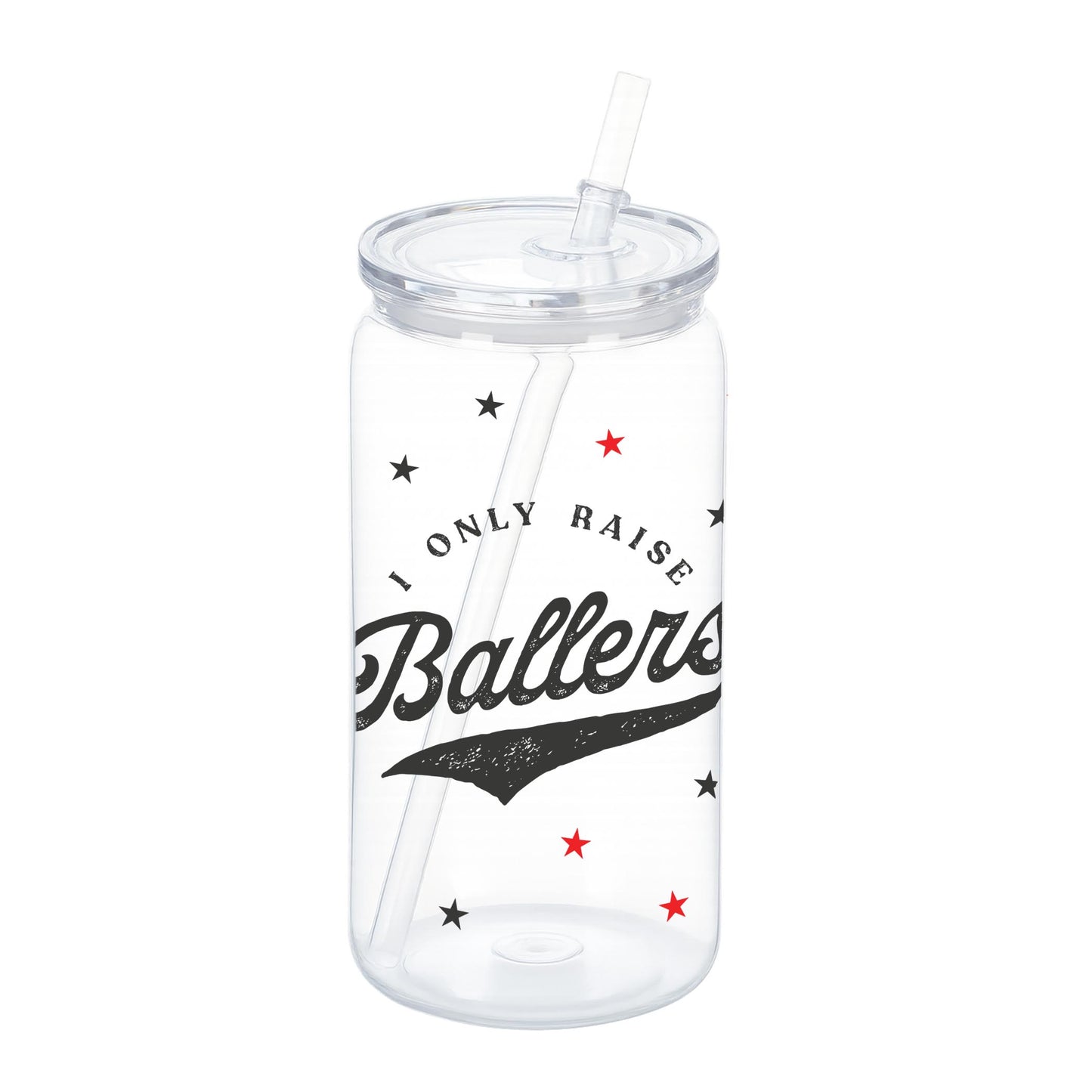 16oz Acrylic Plastic Tumbler-Little League I Only Raise Ballers -0